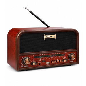 NOIZZYBOX Retro XL vintage retro radio Bluetooth speaker - front view